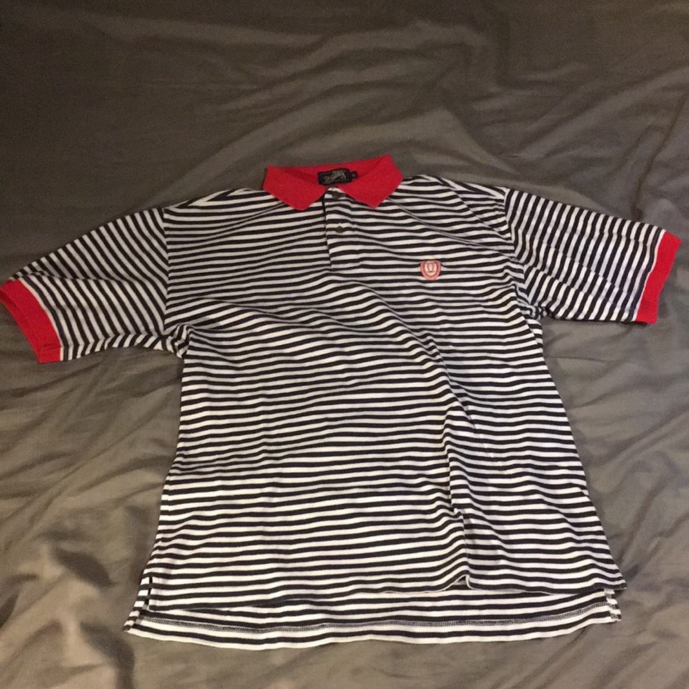 Bunkers S Striped polo